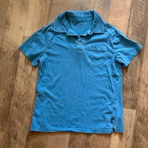 Blue Short Sleeve Polo Tee-size M